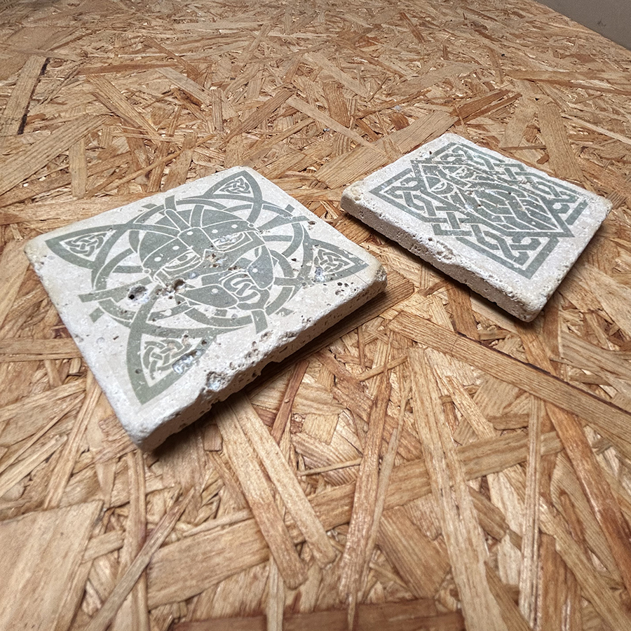 Travertin-Untersetzer „Eldar“ – Bild 4