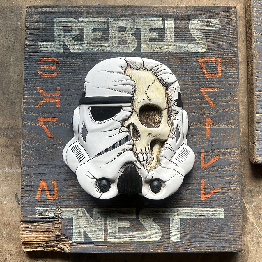 Wandschmuck „Rebels Nest“