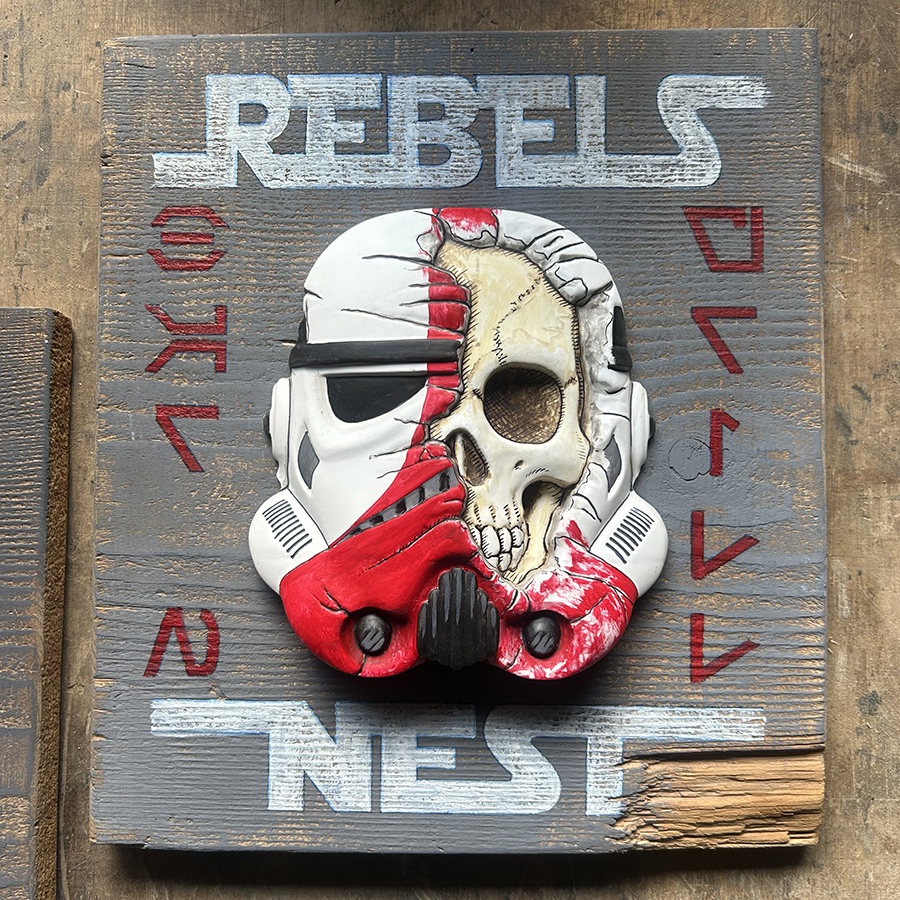 Wandschmuck „Rebels Nest“