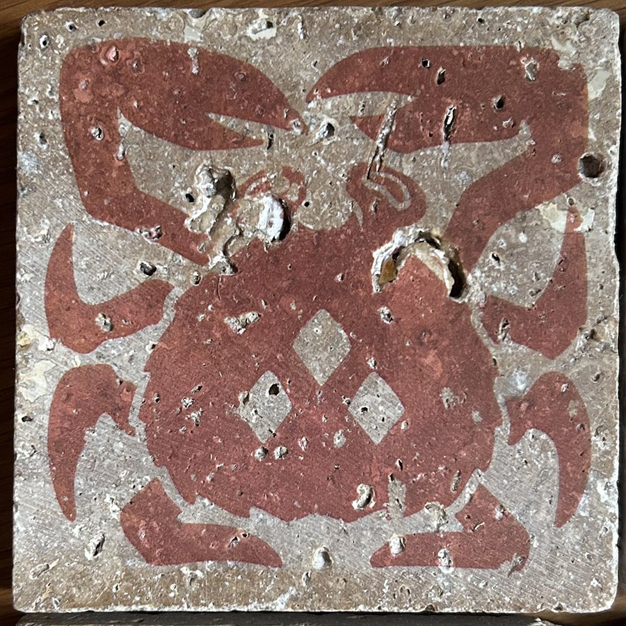 Travertin-Untersetzer „SeaBeast - Crab“ – Bild 5